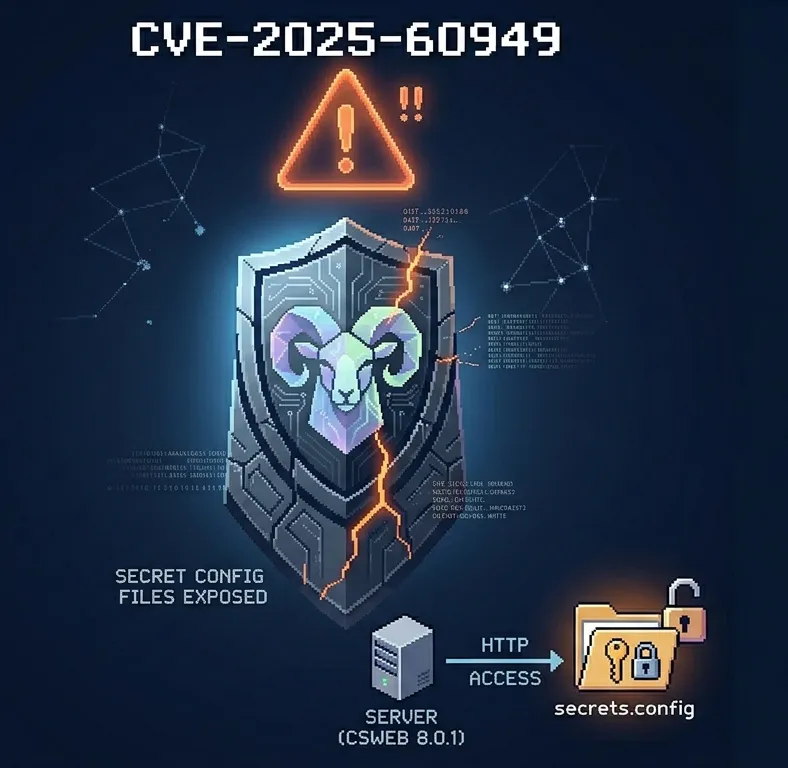 CVE-2025-60949: Vulnerabilidad de Exposición de Configuración en Census CSWeb 8.0.1